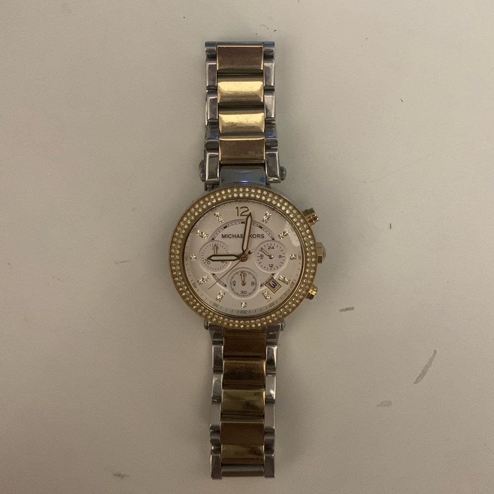 Michael Kors Gold and Silver Watch